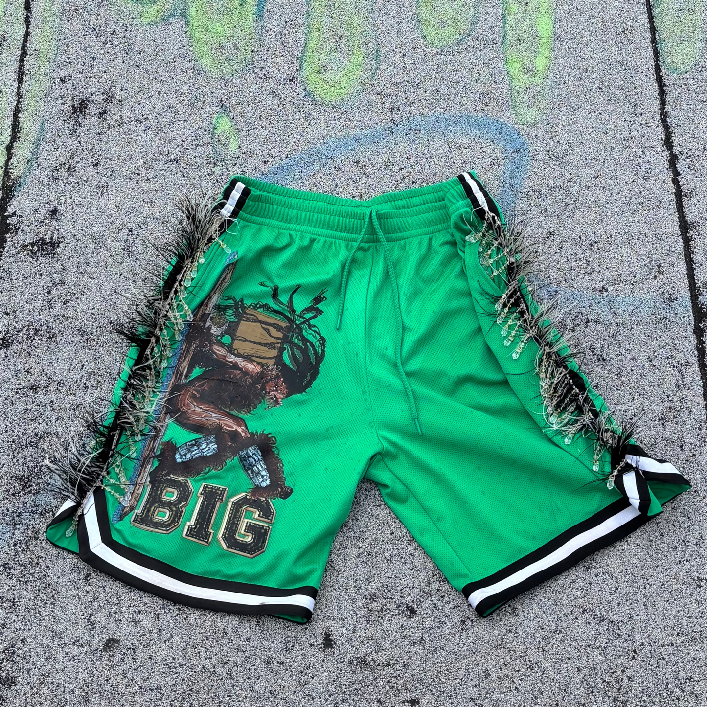 Green Big Win Lampshorts