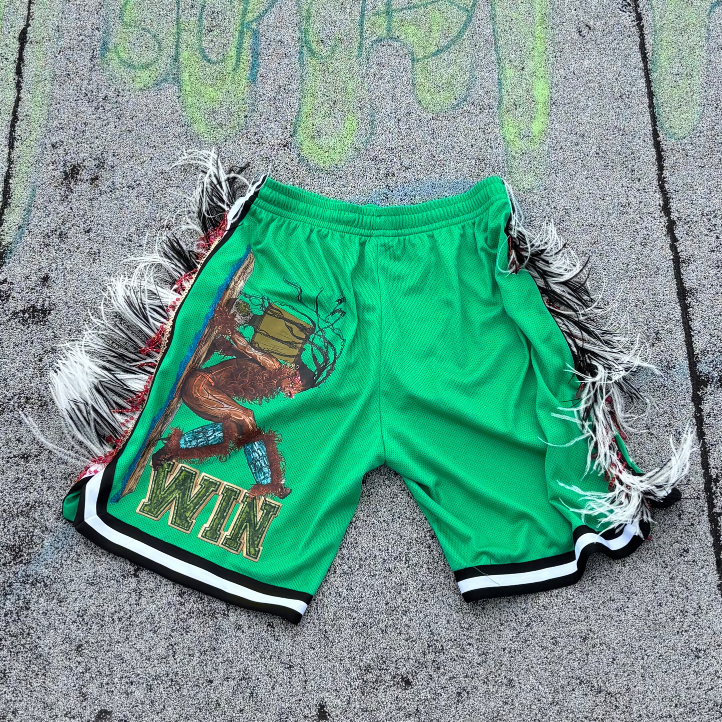 Green Big Win Lampshorts