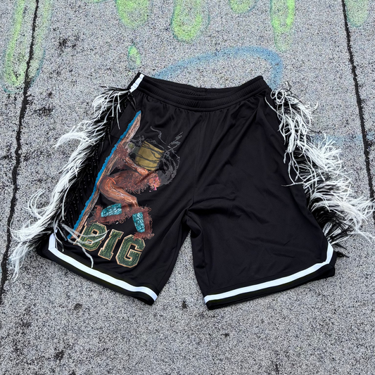 Black Big Win Lampshorts